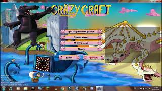 تحميل مود كريزي كرافت للكمبيوتر الاصلية والمكركه الاصدار الاخير  Download Mode Crazy CRAFT for PC [upl. by Renell183]