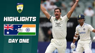 Australia v India 202425  Second Test  Day One [upl. by Finnegan]