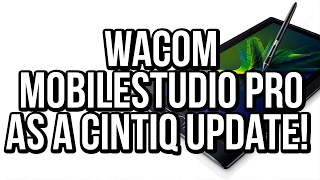 Using Wacom MobileStudio Pro as a Cintiq on a desktop  update youtubelive [upl. by Leanard166]