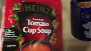 Heinz  Cream of Tomato Cup soup review [upl. by Mailiw]