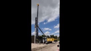 Junttan PMx 24 piling rig  Boer Meerkerk BV [upl. by Yrekcaz160]