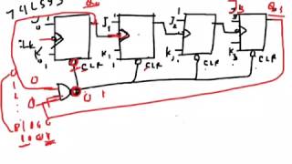 Digital Electronics Mod 9 Counter Using 74LS93 IC with Asynchronous Clear [upl. by Stefania422]