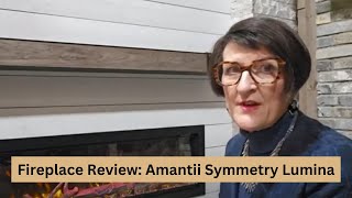 Amantii Symmetry Lumina fireplace review electricfireplace electricfire [upl. by Esilegna]