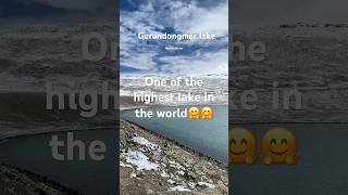 Gurudongmar lake gurudongmarlake shortvideo indianstate travel sikkim sikkimindia northsikkim [upl. by Carry]