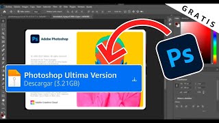 ✅ DESCARGAR ADOBE PHOTOSHOP GRATIS [upl. by Raddi]