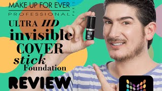 Review  Make Up For Ever Ultra HD Invisible Cover Stick [upl. by Eulalie]