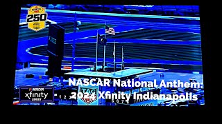 National Anthem for NASCAR Xfinity Series 2024 Pennzoil 250 [upl. by Oicram]