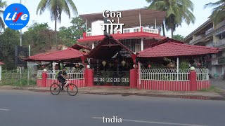 GOA Walking Tour  Aguada  Siolim Rd Calangute Beach  INDIA 4K HDR [upl. by Ayahs]