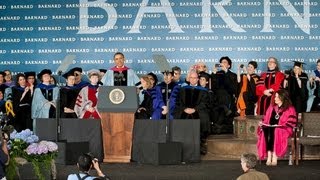 Barnard College Commencement 2012 Full Ceremony [upl. by Jehial671]