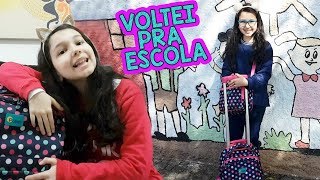 VOLTA ÀS AULAS  ORGANIZANDO MATERIAL ESCOLAR Mochila Estojo e Lancheira  Luluca [upl. by Lordan6]