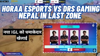 INTENSE LAST ZONE HORAA ESPORTS VS DRS GAMING 4v3 BATTLE [upl. by Solomon]