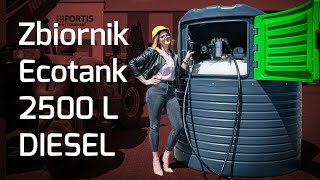 Zbiornik do Diesel 2500 litrów bez UDT  FORTIS ECOTANK 2 500  Fortis Technology [upl. by Etteniuq]