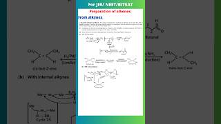 Preparation of alkenes from alkynes  organic chemistry [upl. by Olive]