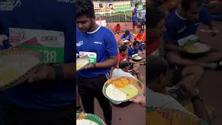 Hyderabad half Marathon 2024  we run 5k vlog marathon hyderabadmarathon runningmotivation run [upl. by Isobel944]