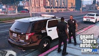 GTA 5 PC MODS  LSPDFR  POLICE SIMULATOR  EP 19 NO COMMENTARY CITY PATROL [upl. by Euqinehs]