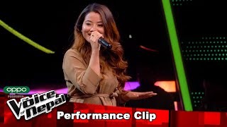 Sanju Moktan quotMayaluquot Blind Audition Performance  The Voice of Nepal S3 [upl. by Chipman]