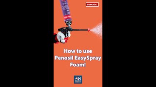 How to use Penosil Easy Spray Expanding Foam  Demo  from AB Building Products [upl. by Cordi211]