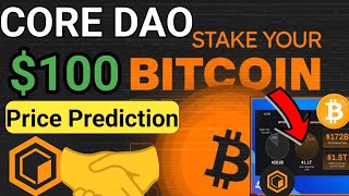 Core DAO 100 Good NewsCore BTCFi 6084 BTC STAKEDCore DAO Price PredictionCrypto Currency News [upl. by Sregor690]