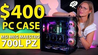 MSIs Most Premium PC Case  MAESTRO 700L PZ Review [upl. by Nraa]