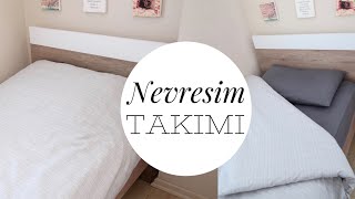 NEVRESİM TAKIMI DİKİMİ  Lastikli Çarşaf Yastık Kılıfı Düğmeli Yorgan Yüzü  Tek Kişilik [upl. by Remde949]