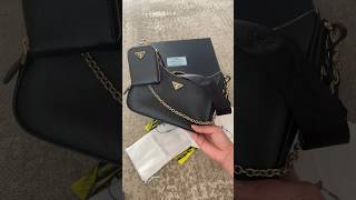 unboxing prada reedition 2005 in saffiano leather prada bagcollection [upl. by Millan]