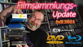 🆕 DIE NEUZUGÄNGE MEINER FILMSAMMLUNG Juli 2024  Sommerliches Update mit Mediabooks und anderem [upl. by Ellerey]