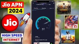 Jio APN Settings For Fast Network Speed  Jio 4G5G APN Setting 2024  Jio APN For High Speed [upl. by Minta]