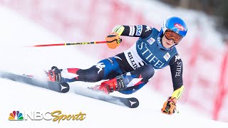 Mikaela Shiffrin shines in second Giant Slalom run at Killington World Cup  NBC Sports [upl. by Nomde67]