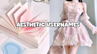 Aesthetic usernames 2024🩷🎀🌌REQUESTED VIDEOviralvideo aesthetic howto beautiful username [upl. by Pirbhai]