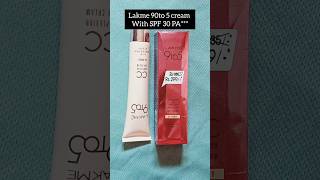 Lakme 90to 5 cream with SPF 30 PAreviewLakme products ytshorts skincare shorfeed viralvideo [upl. by Ise32]