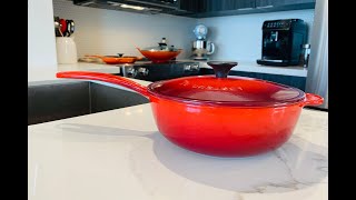 Le Creuset Signature Series Saucier Pan [upl. by Annoiek713]