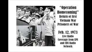 “OPERATION HOMECOMING” FIRST VIETNAM WAR POWS RELEASED FEB 12 1973 [upl. by Ahsimrac858]