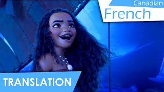 I am Moana Canadian French Lyrics amp Translation [upl. by Godric]