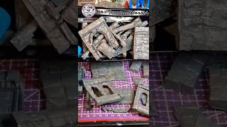 Free Buildings Made From Warhammer Sprues theoldworld terrain warhammer miniaturepainting [upl. by Othella895]