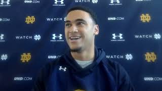 NDFootball  Returning Players Press Conference 12122 [upl. by Wyn]