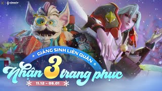 Giáng Sinh Liên Quân Nhận 3 Trang Phục Garena Liên Quân Mobile [upl. by Mccormac]