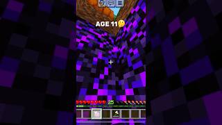 TRAP at Different Age はいよろこんで shorts minecraft [upl. by Asoral]