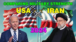 Comparison of Military Strength and Development Between USA and IRAN in 2024 [upl. by Ahilam]