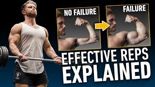 Effective Reps Does Training To Failure Matter For Muscle Growth  Science Explained [upl. by Beauregard]