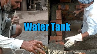 How to build water tank at house  Water tank for Storage  water reservoir tank  Water tank design [upl. by Mimajneb]