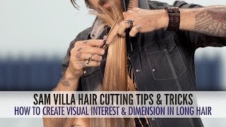 How To Create Visual Interest amp Dimension In Long Hair [upl. by Caye708]