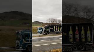 truckspotting scania kopparbergs ciderlimon ciderhaul [upl. by Gilges]