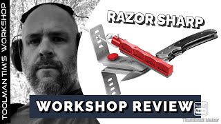 LANSKY DELUXE 5 KNIFE SHARPENER  Using For First Time Lansky Sharpening System Review [upl. by Aray917]