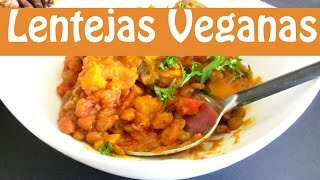 Lentejas con Curcuma  Receta Vegana  The Frugal Chef [upl. by Eerol]