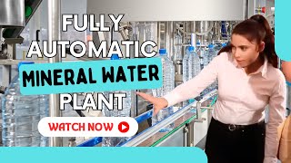 Fully Automatic Mineral Water Plant  6000 LPH Water Plant  Mineral Water Plant Business [upl. by Ahsillek672]