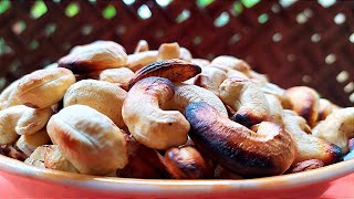 How to make roasting cashews Sri lanka cashews nutscashew nutsroasting cashew nutssri lanka kaju [upl. by Avis]