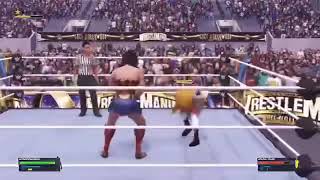 WWE 2K24 Wonder WomanDC vs Asuna YuukiSword Art Online Fantasy Match [upl. by Zabrine]