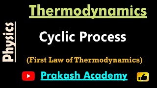 What is cyclic process Work done first law [upl. by Nylekoorb134]