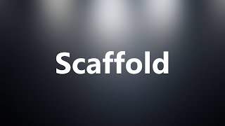 Scaffold  Medical Meaning and Pronunciation [upl. by Nelrah288]