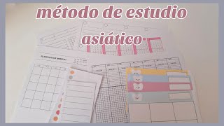 Método de estudio asiático  Imprimibles gratis [upl. by Harod]